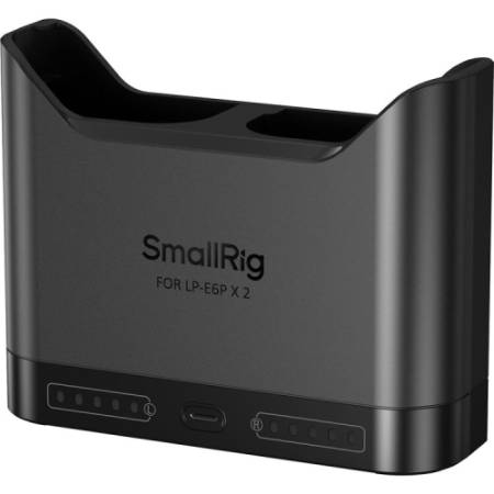 SmallRig 5490 - dwukanałowa ładowarka do akumulatorów Canon LP-E6/LP-E6P/LP-E6N/LP-E6NH